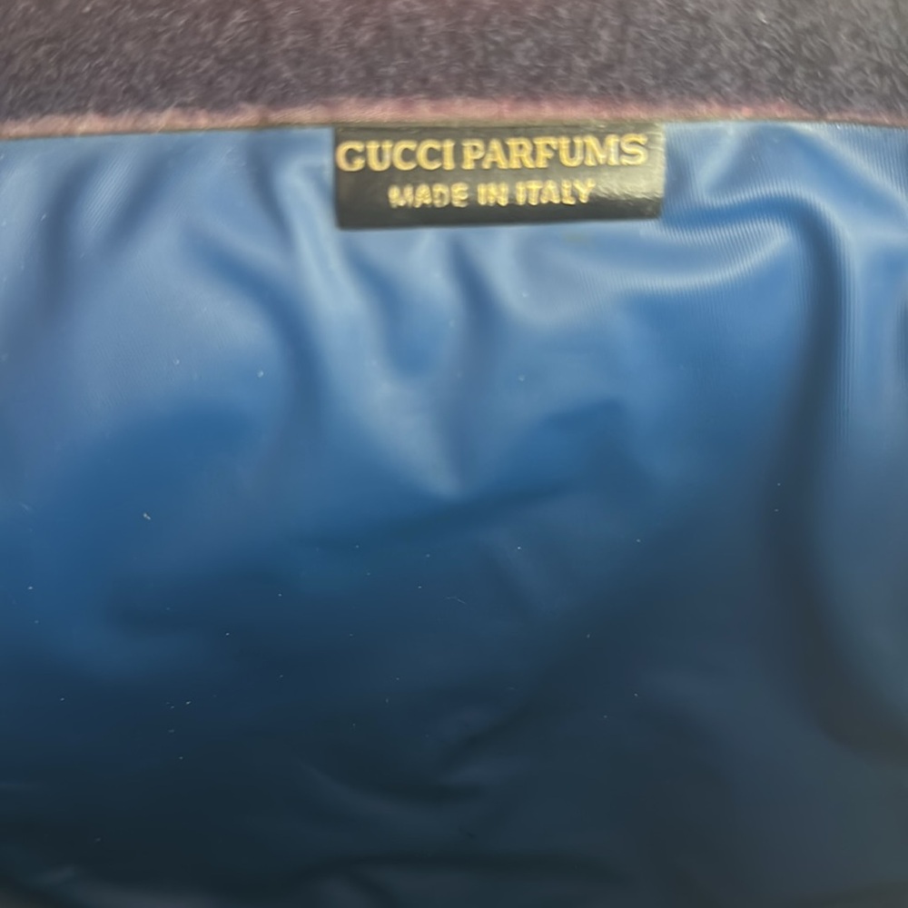 Gucci Navy and Red sherry line vintage - Picture 7 of 12